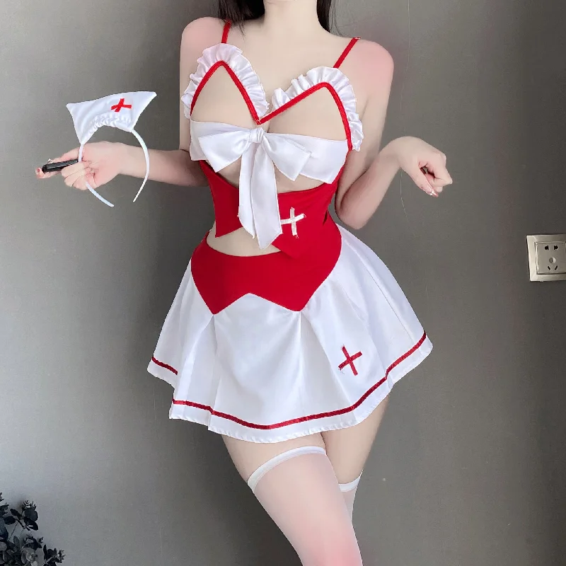 Sneak Peek Sale red maid dress yv50581