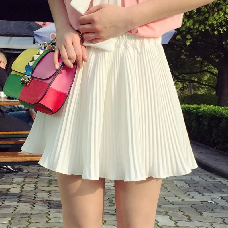 Can't Miss Summer college style pleated skirt YV43811