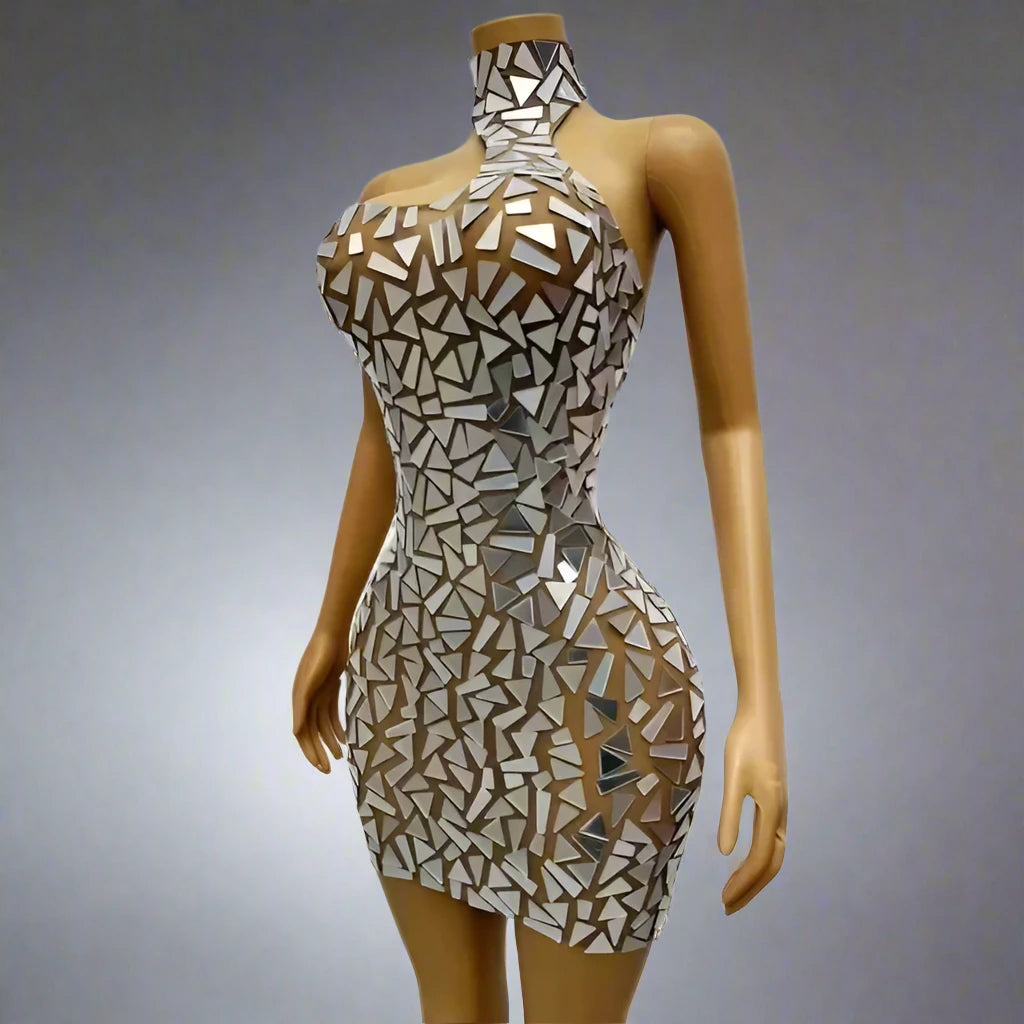 Low Prices Mirror Mini Dress