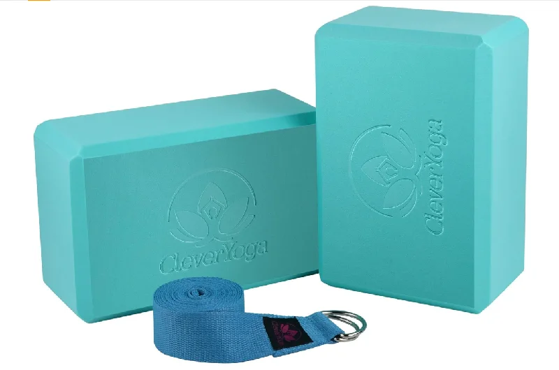 Clever Yoga Block & Strap Power Duo