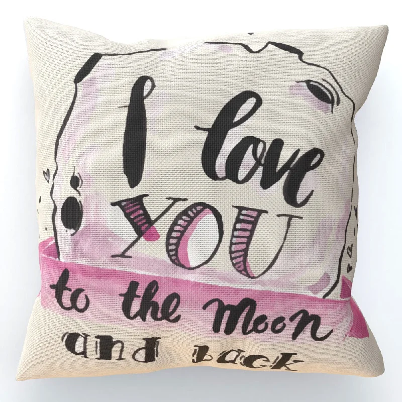 Cushion - I Love You To The Moon - Cream