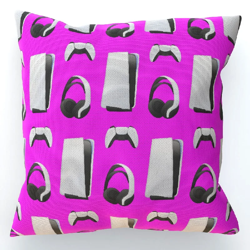 Cushion - PS New Gaming Pink