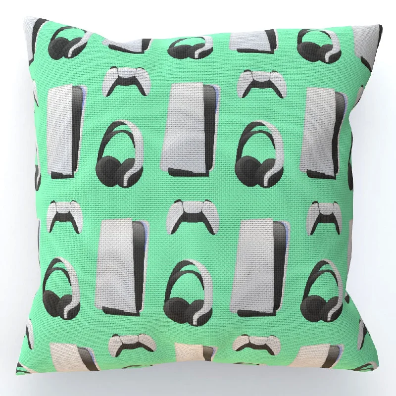 Cushion - PS New Gaming Light Green