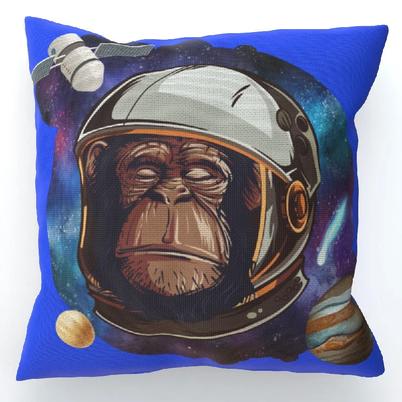 Cushion - Space Chimp Blue