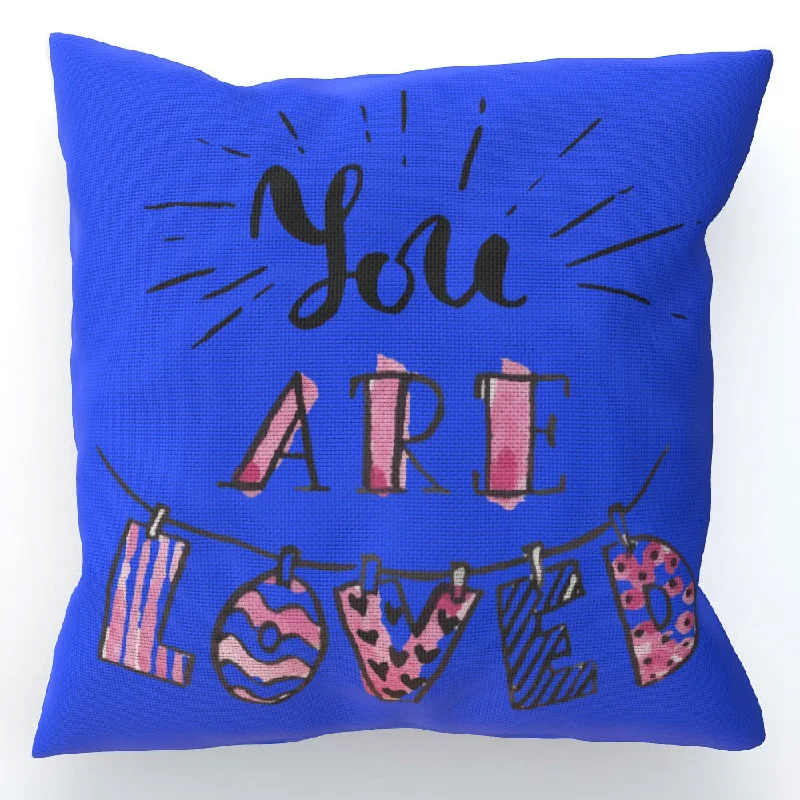 Cushion - You are Loved - Blue