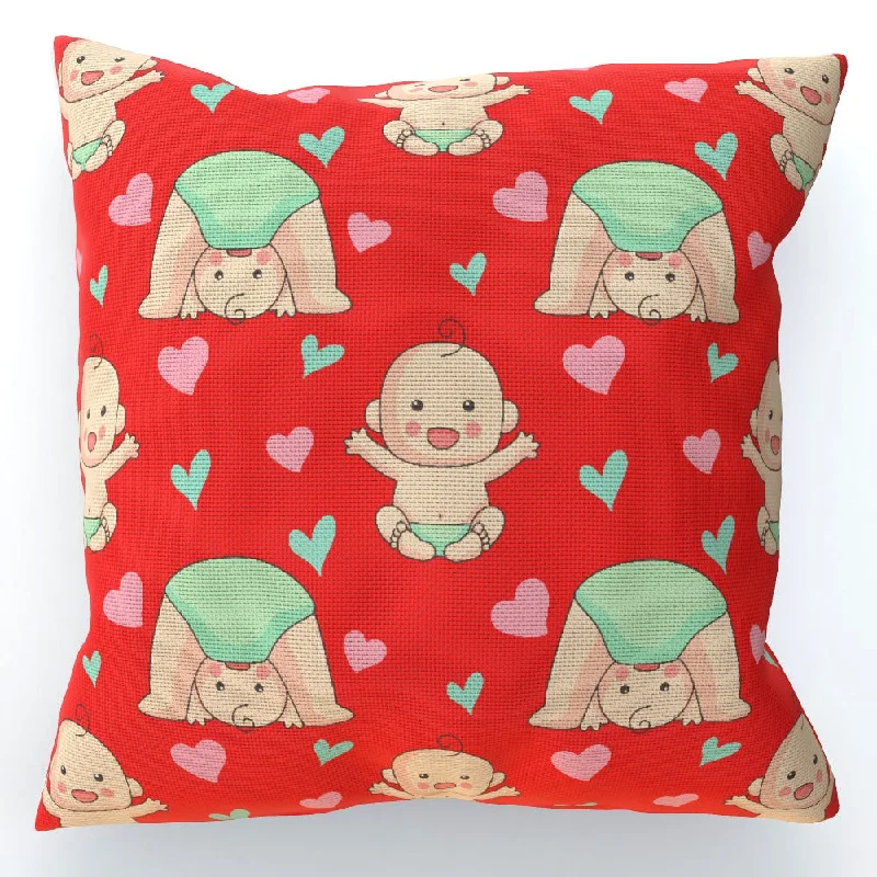 Don’t Miss Out Buy dealsCushion - Babies on Red
