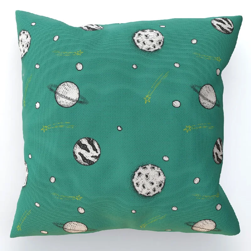 Cushion - Planets Teal