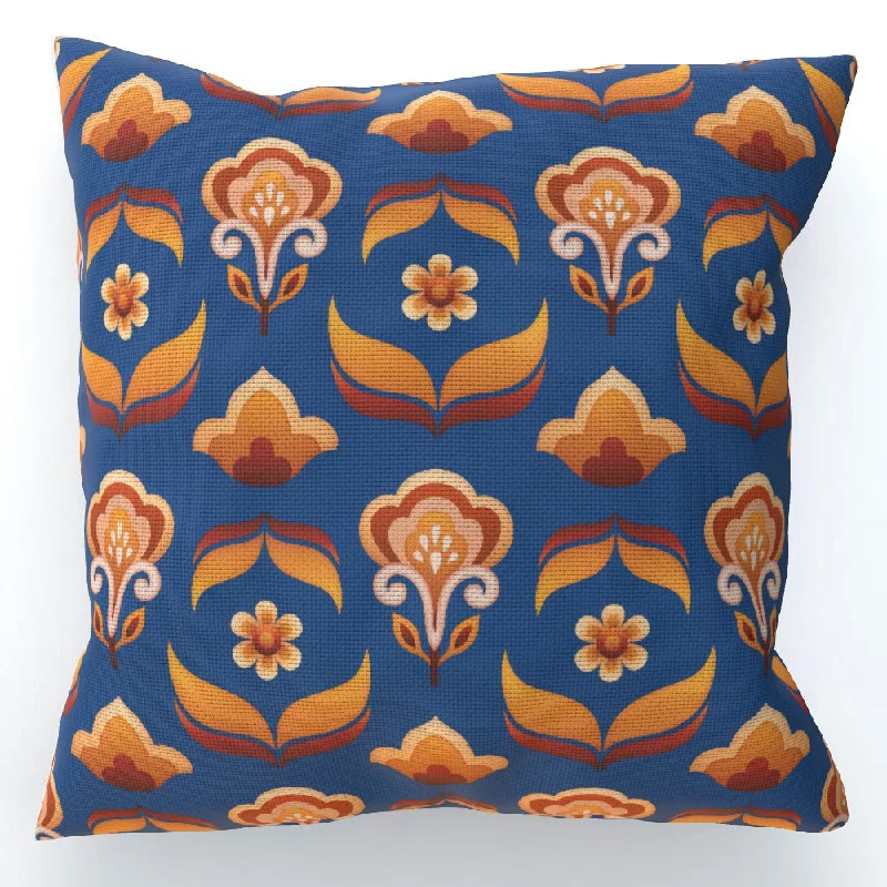 Final Markdown SaleCushion - Stamen Blue