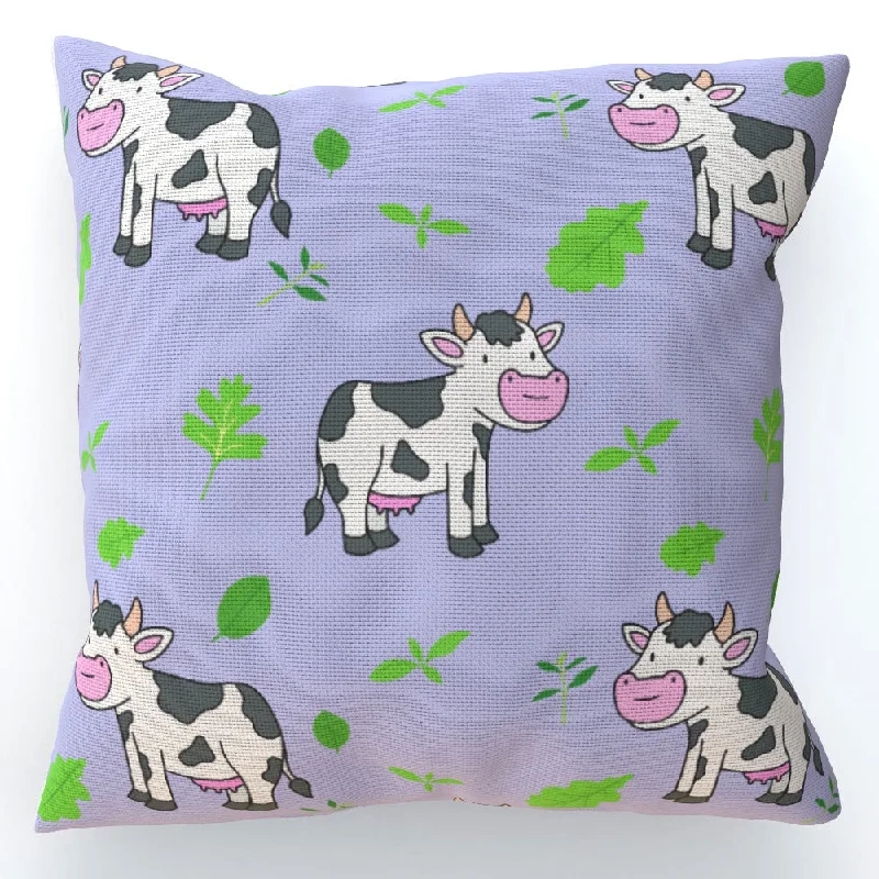 Cushion - Violet Cows