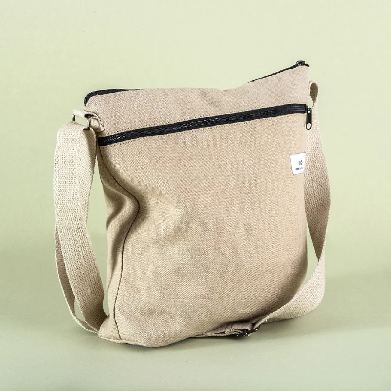 OAKLAND Hemp Canvas Laptop Satchel (Plastic-free)