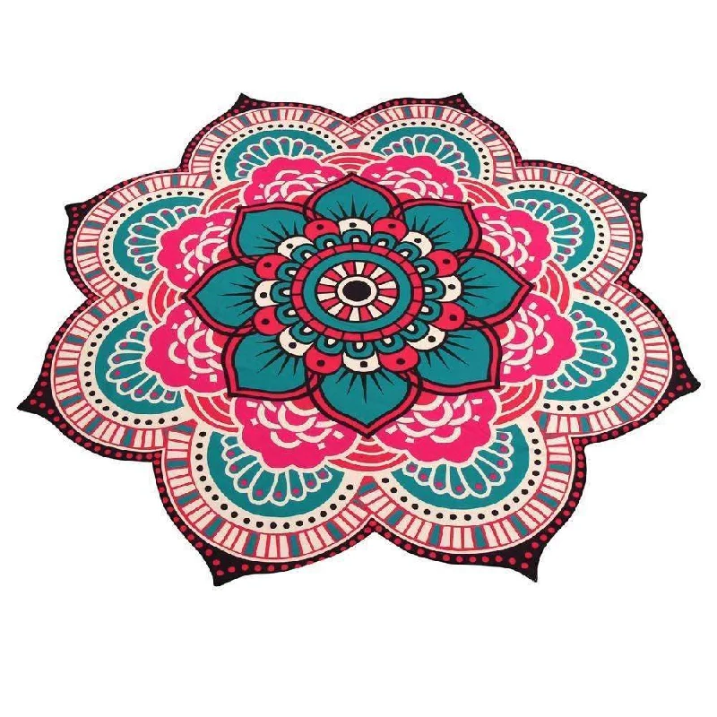 Mandala Towel Yoga Mat Bohemian Beach Pool Home Table Cloth Yoga Mat