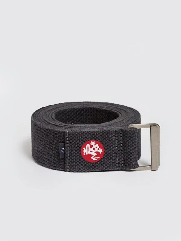 Manduka Align Cotton Yoga Belt Strap 8' Foot - Thunder Ex-Demo