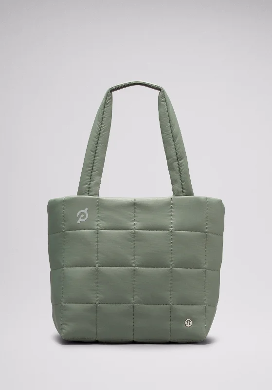 Quilted Grid Tote Bag 26L