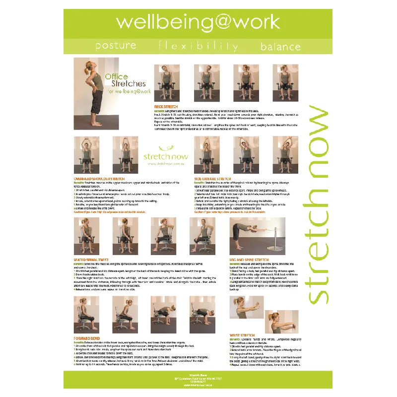 Don't Wait FashionStretch Poster wellbeing@work