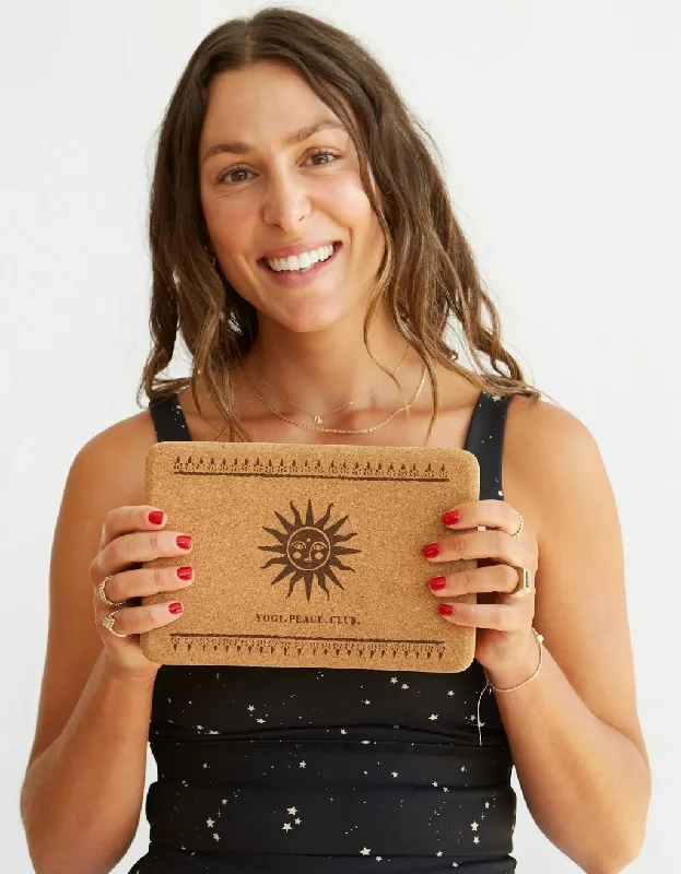 Cork Yoga Block - Sun Block