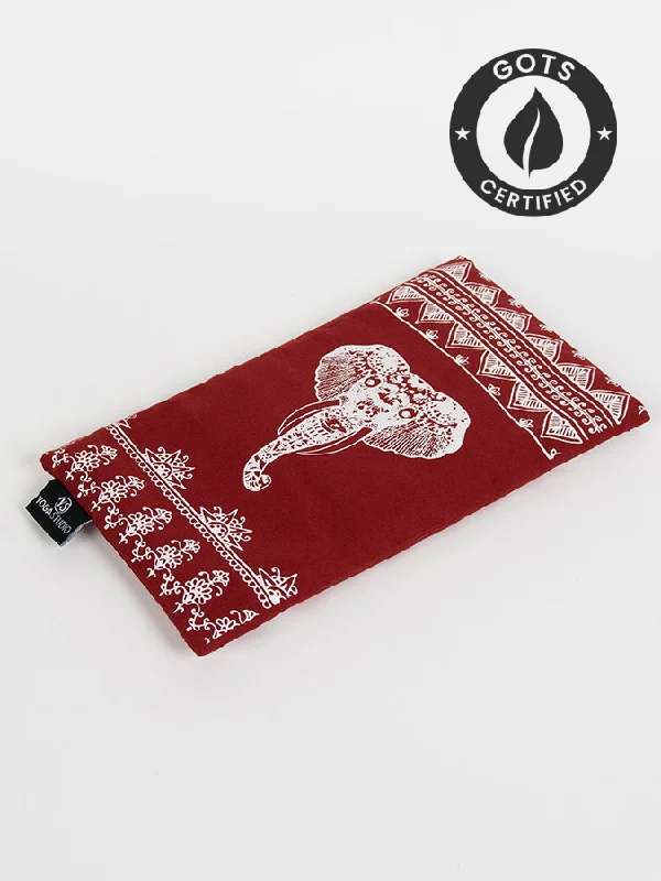 Burgundy Aztec Elephant